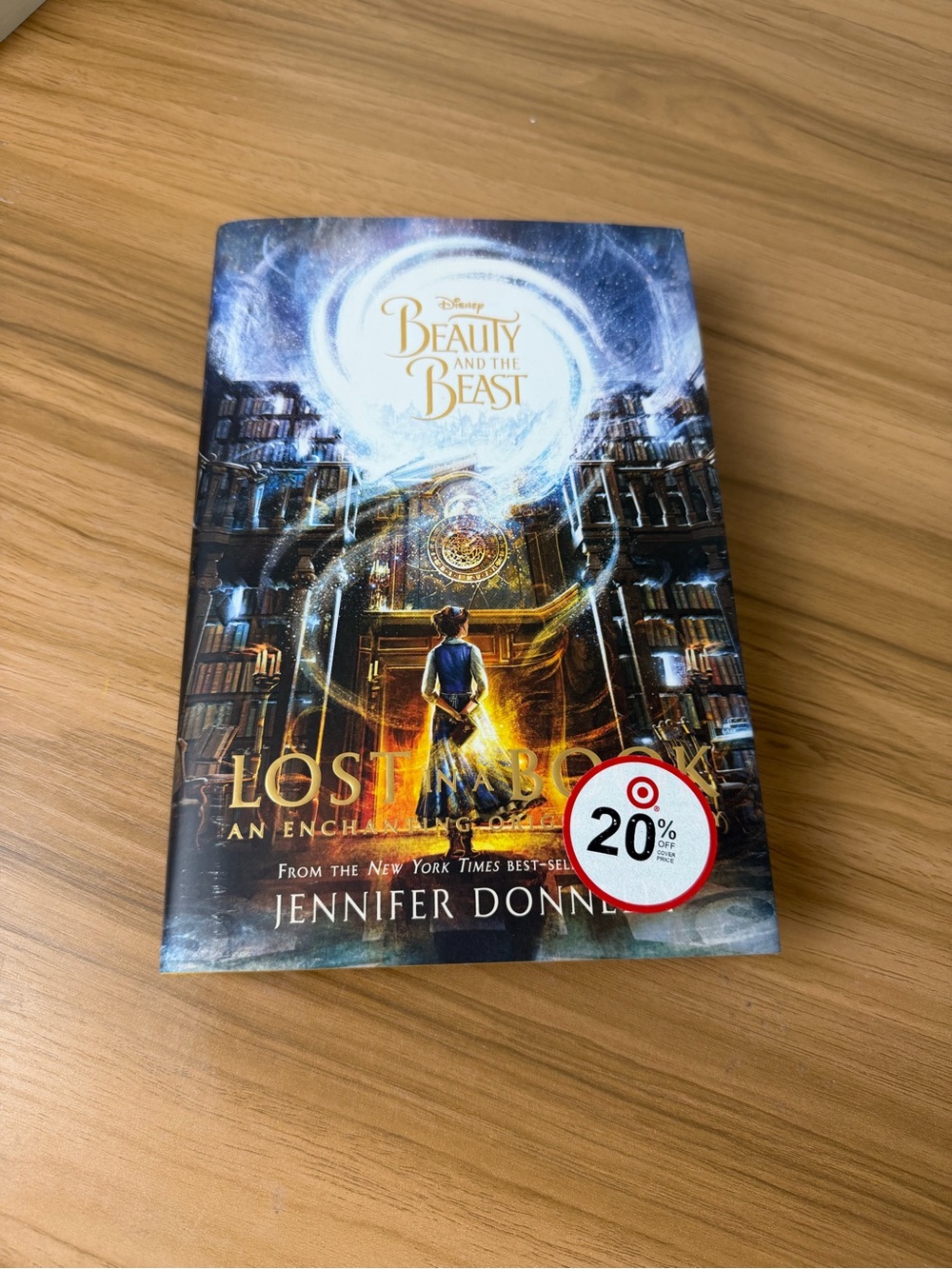 Disney Beauty and the Beast: Lost in a Book Hardcover by Jennifer Donnelly
